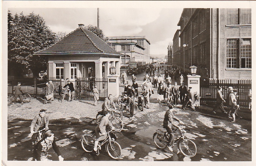 unbekannt Postkarte "Zur Erinnerung an den Besuch der MAGGI-Werke in Singen am H