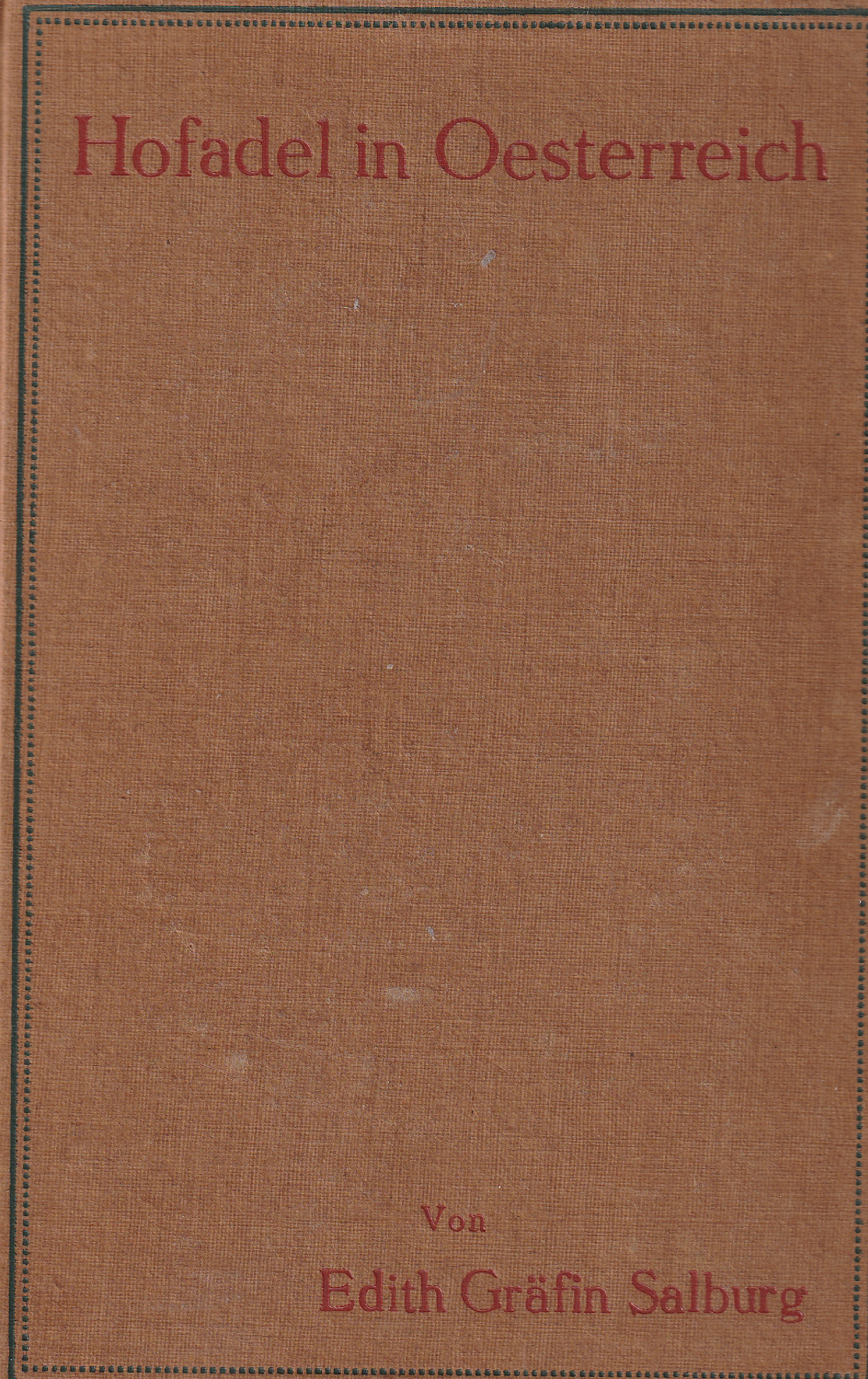 Salburg, Hofadel in Österreich